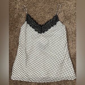 Massimo Dutti Black and White Tank Top